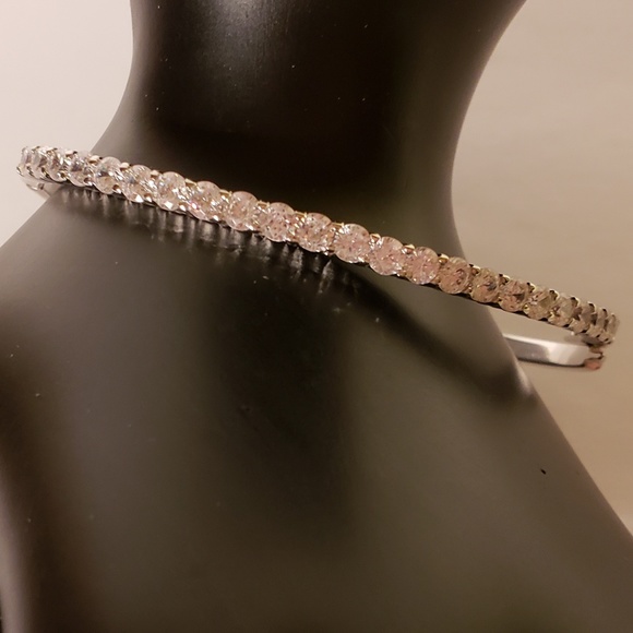 Beautiful CZ Bangle Bracelet - Picture 1 of 4